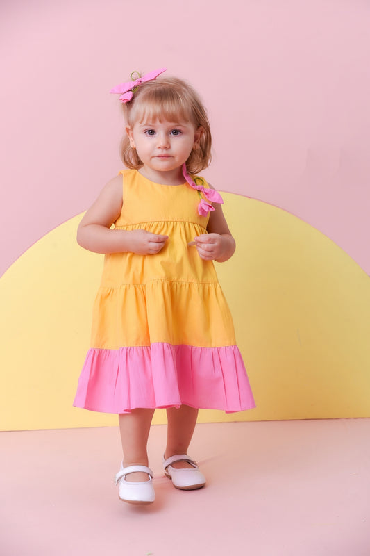 Vestido Bicolor Caema